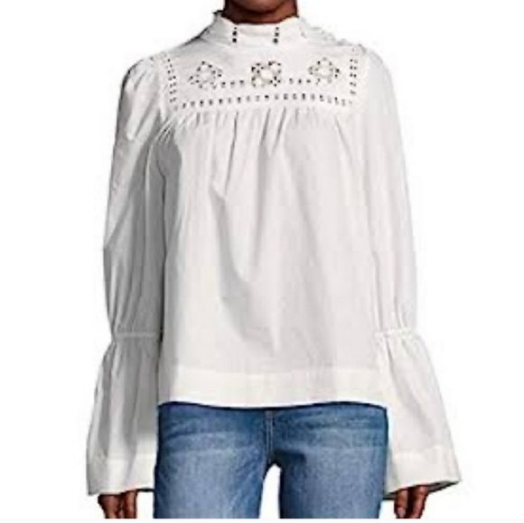 NWT free people blouse Boho Cottage Core Style - Picture 1 of 6